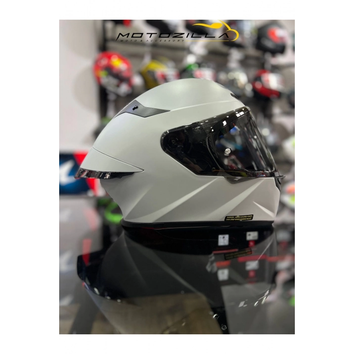 TT-REVO MATT GREY KASK ŞEFFAF VİZÖRLÜ