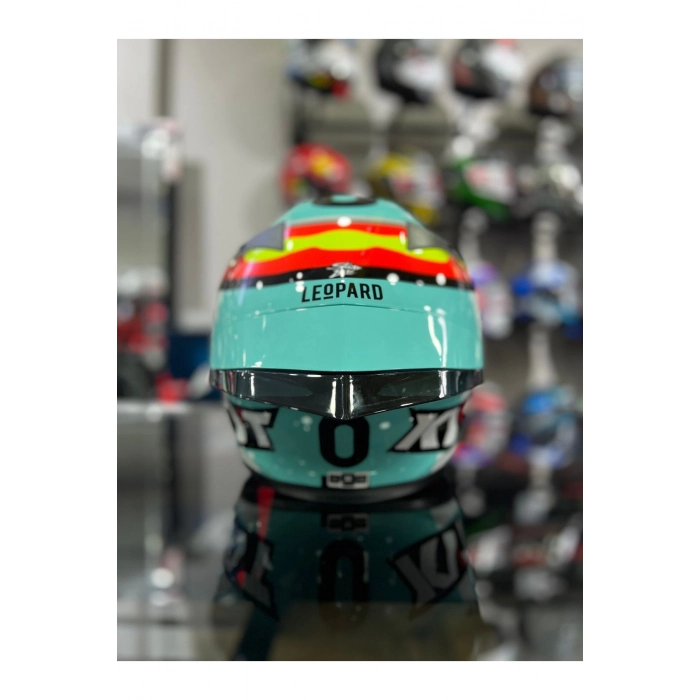 TT-REVO LEOPARD SPANIARD KAPALI KASK ŞEFFAF VİZÖRLÜ