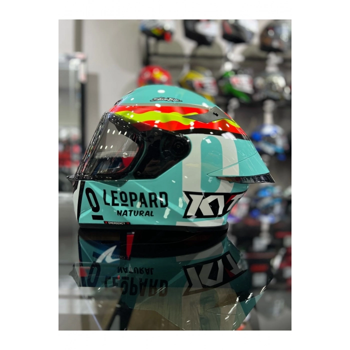 TT-REVO LEOPARD SPANIARD KAPALI KASK ŞEFFAF VİZÖRLÜ