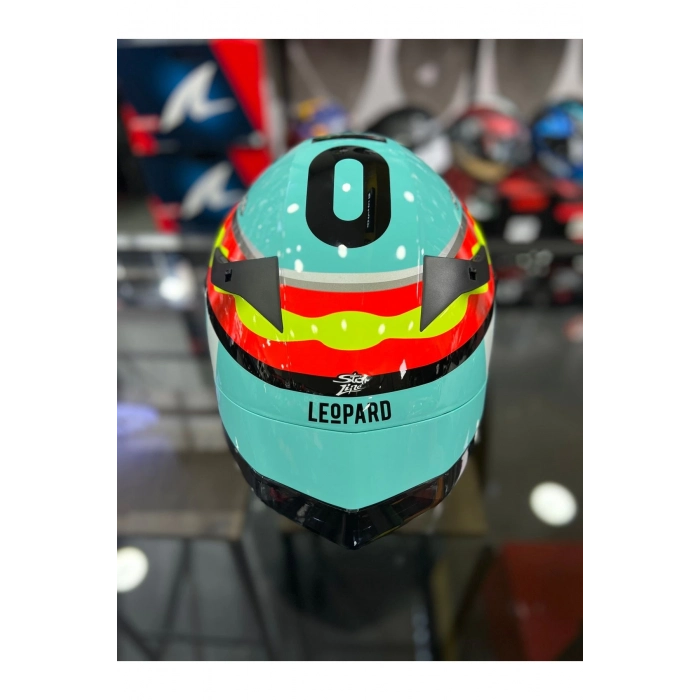 TT-REVO LEOPARD SPANIARD KAPALI KASK ŞEFFAF VİZÖRLÜ