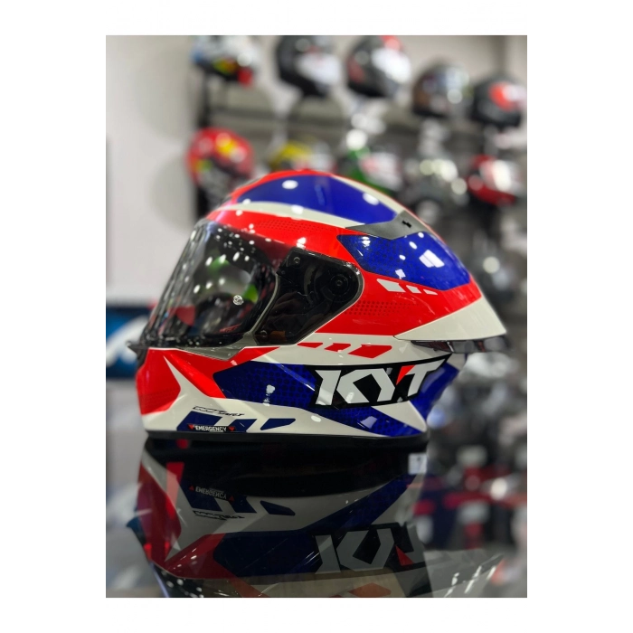 TT-REVO GEAR KIRMIZI MAVİ ŞEFFAF VİZÖRLÜ