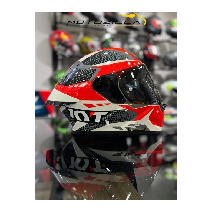 TT-REVO GEAR KIRMIZI SİYAH ŞEFFAF VİZÖRLÜ