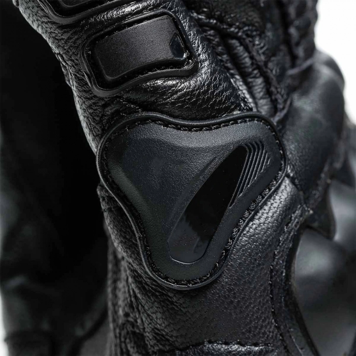 GL60 DERİ MOTOSİKLET ELDVENİ SİYAH