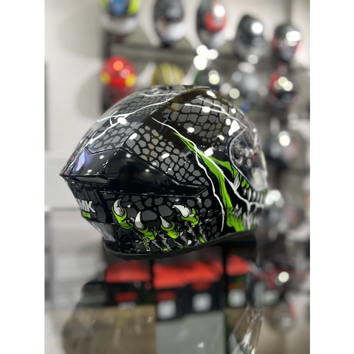 Stellar Yeşil Taoteı Kapalı Kask