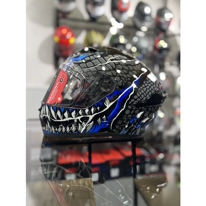 Stellar Mavi Taoteı Kapalı Kask