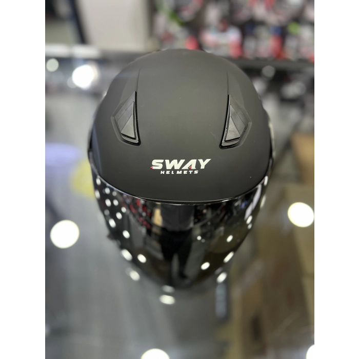 733 Mat Siyah Yarım Kask