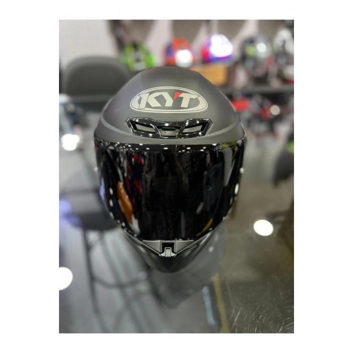 TT-REVO MAT SİYAH KAPALI KASK ŞEFFAF VİZÖRLÜ