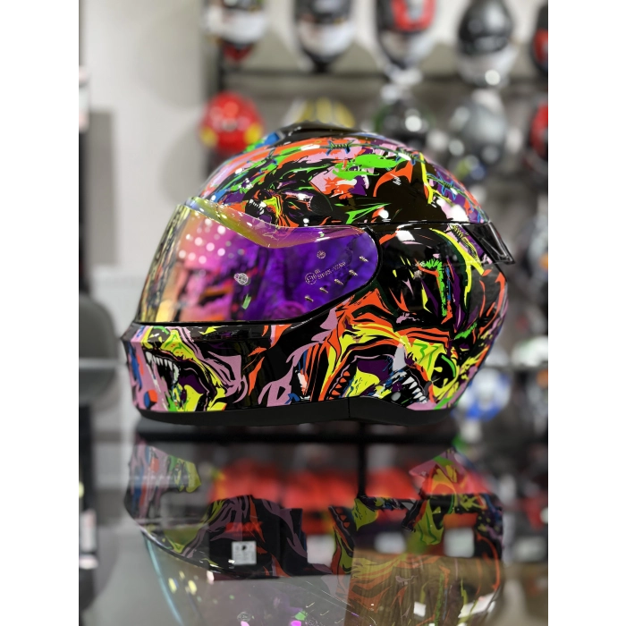 Rıdıll 2 Raging Beast Şeffaf Vizörlü Kapalı Kask