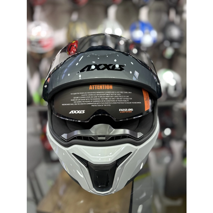 PANTHER NARDO GRİ SİYAH VİZÖRLÜ (+1 ŞEFFAF VİZÖR)