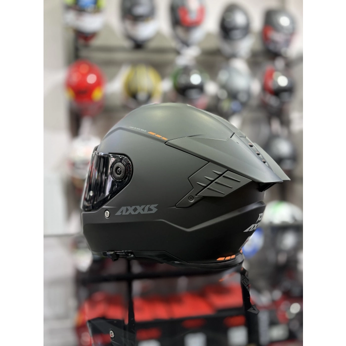 HAWK SV EVO MAT SİYAH ( ŞEFFAF VİZÖRLÜ )