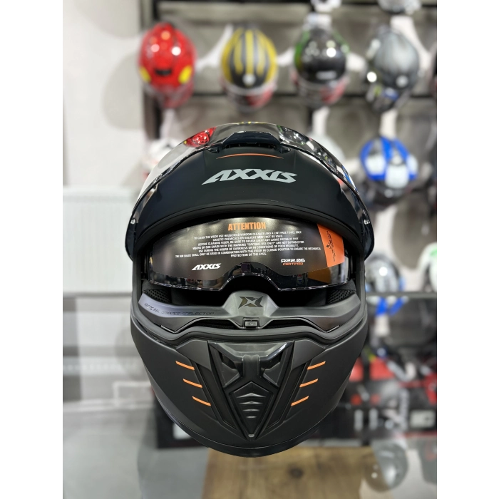 HAWK SV EVO MAT SİYAH ( ŞEFFAF VİZÖRLÜ )