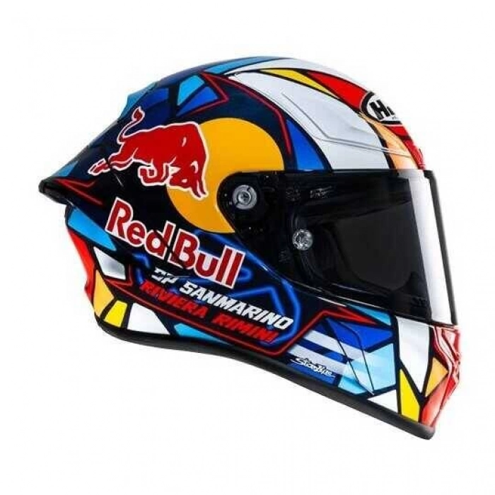 RPHA1 KASK RED BULL MISANO GP SİYAH VİZÖRLÜ (+1 ŞEFFAF VİZÖR)