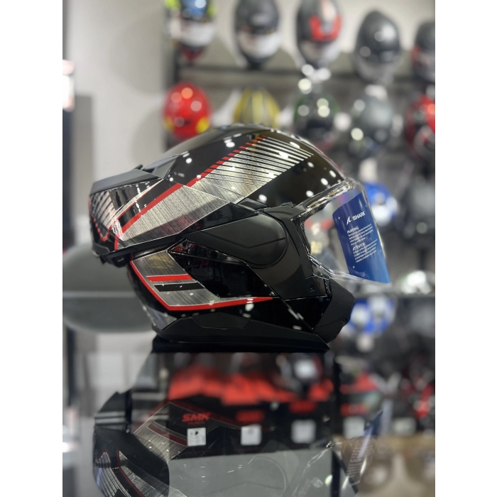 OXO SİYAH 180 ÇENE AÇILIR KASK