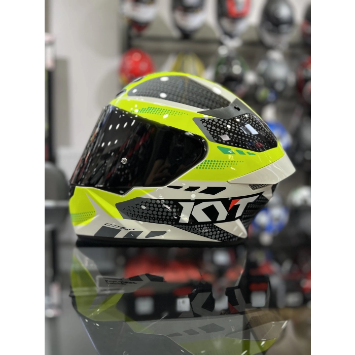 TT-Course Gear Kapalı Kask Siyah Vizörlü (+1 Şeffaf Vizör)