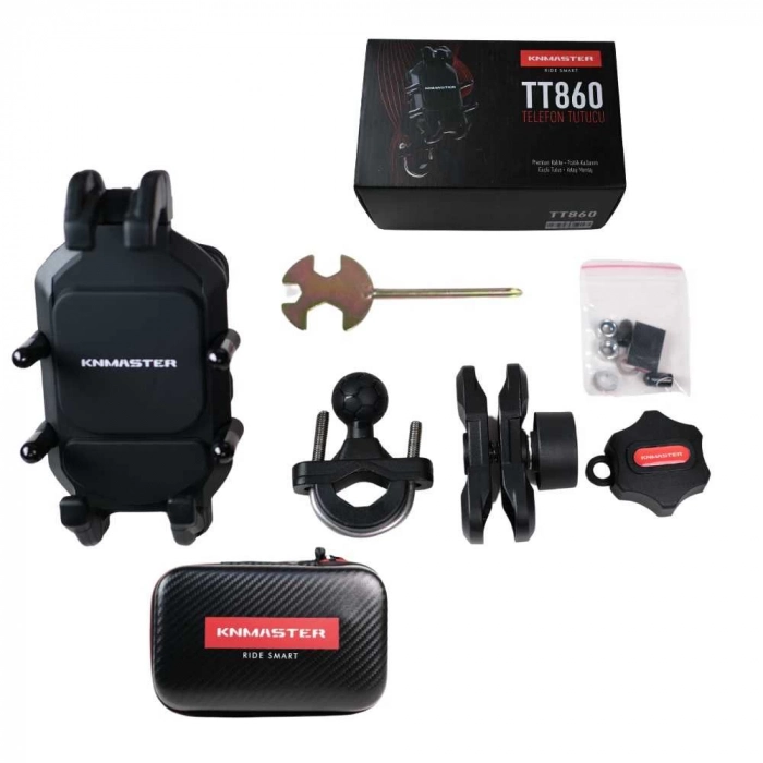 KN Master TT-860 Titreşim Engelleyicili Telefon Tutucu