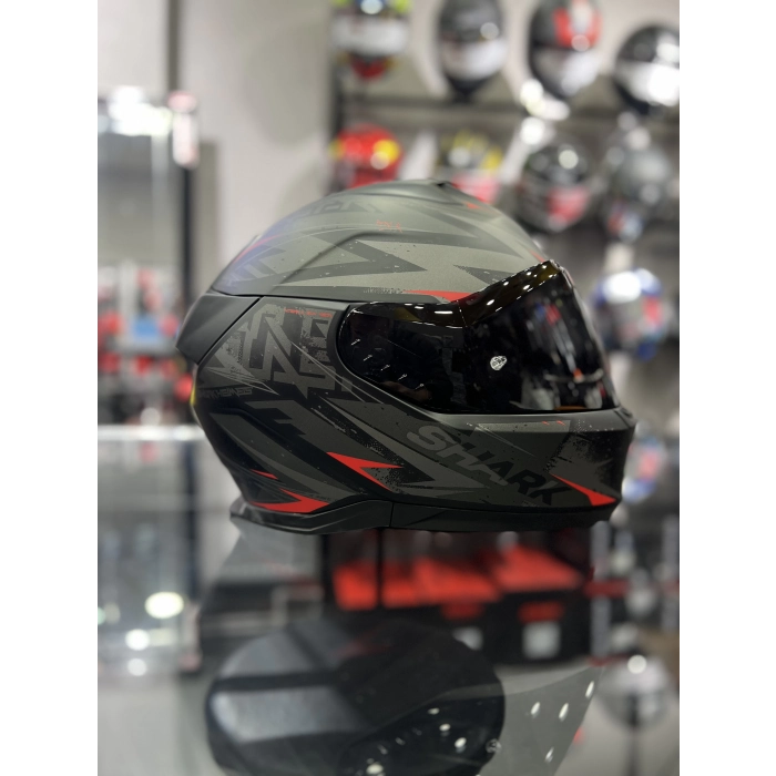 D-Skwal 3 Blast-R Kapalı Kask Şeffaf Vizörlü