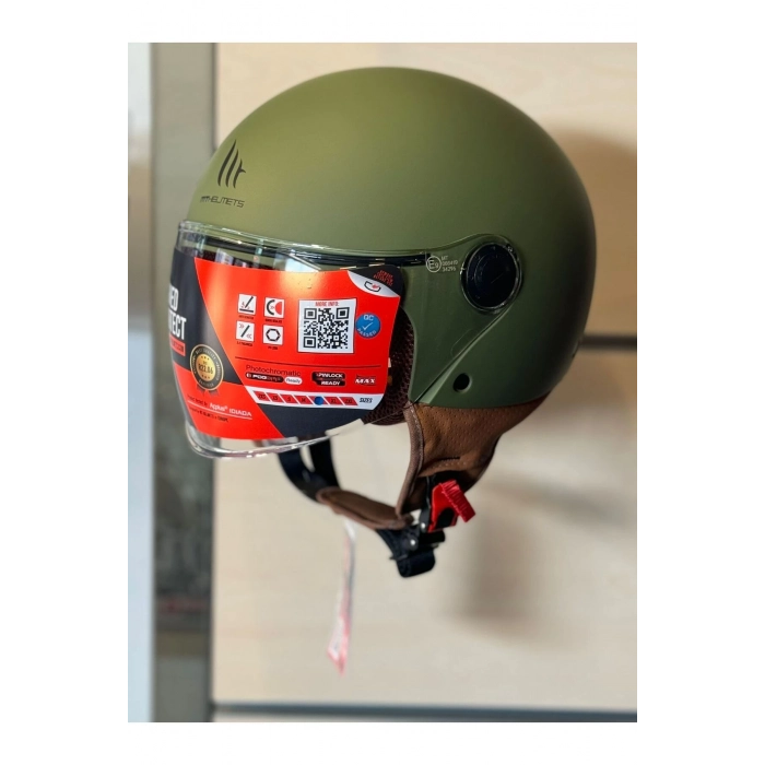 kask of501b street s solid a6 mat açık kask