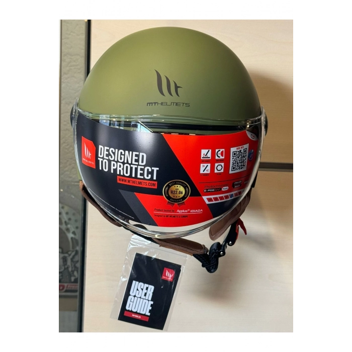 kask of501b street s solid a6 mat açık kask