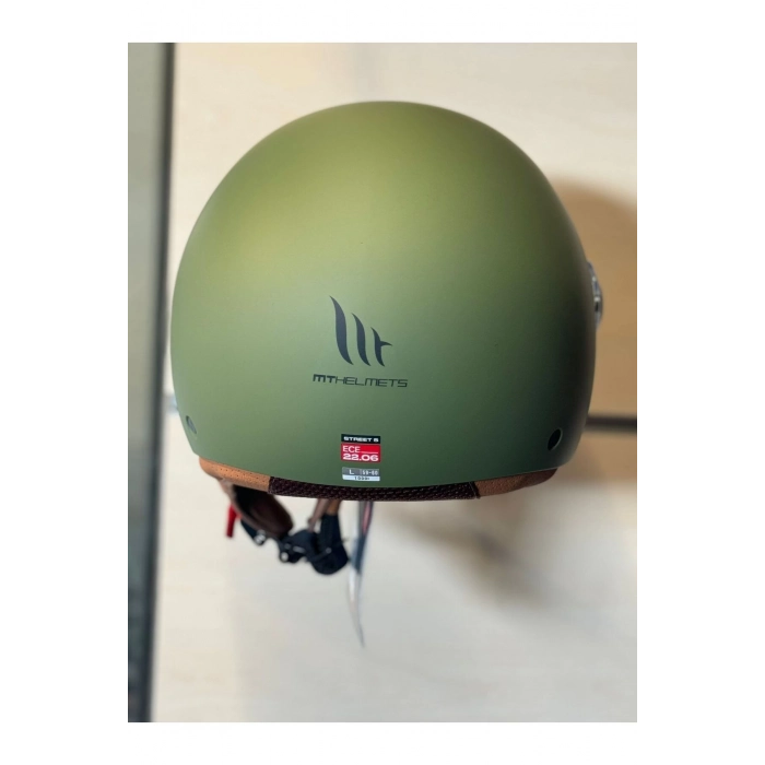 kask of501b street s solid a6 mat açık kask