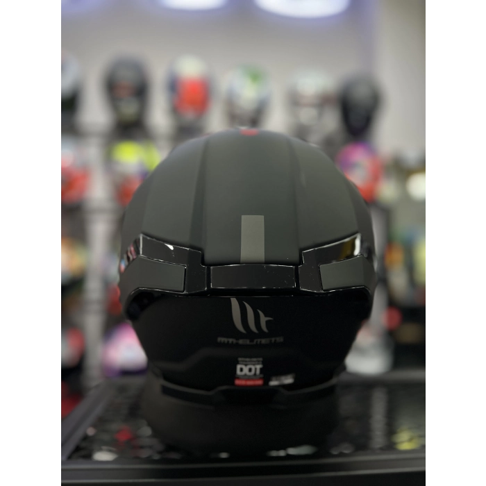 Thunder 4 Mat Siyah Gold Vizörlü (+1 Şeffaf Vizör)