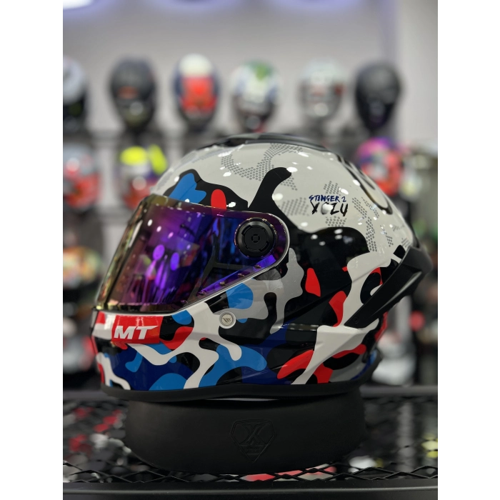 Helmets Stinger 2 Yozu İridyum Vizörlü (+1 Şeffaf Vizör)