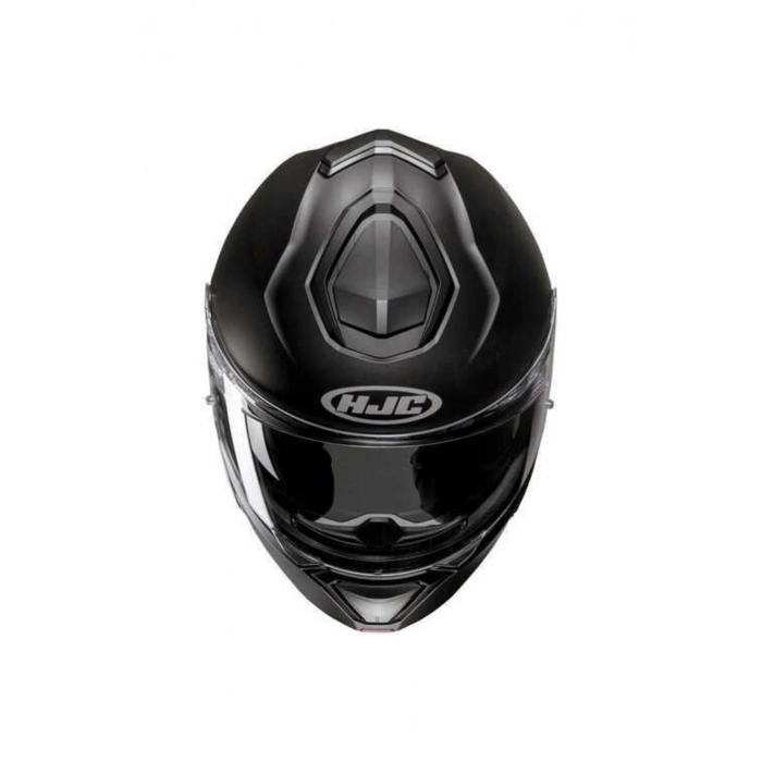 İ91 Çene Açılır Motosiklet Kaskı Semi Flat Siyah