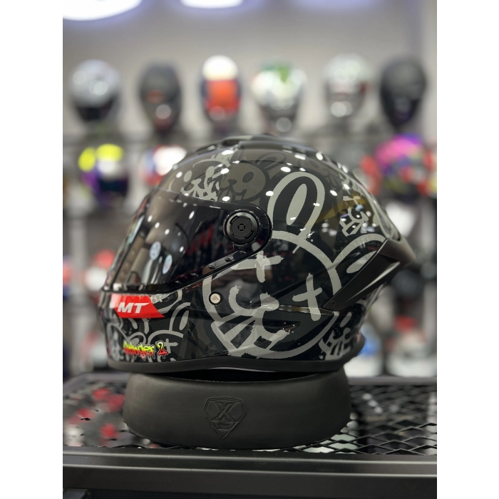 Helmets Stinger Ram F1 Siyah Vizörlü (+1 Şeffaf Vizör)