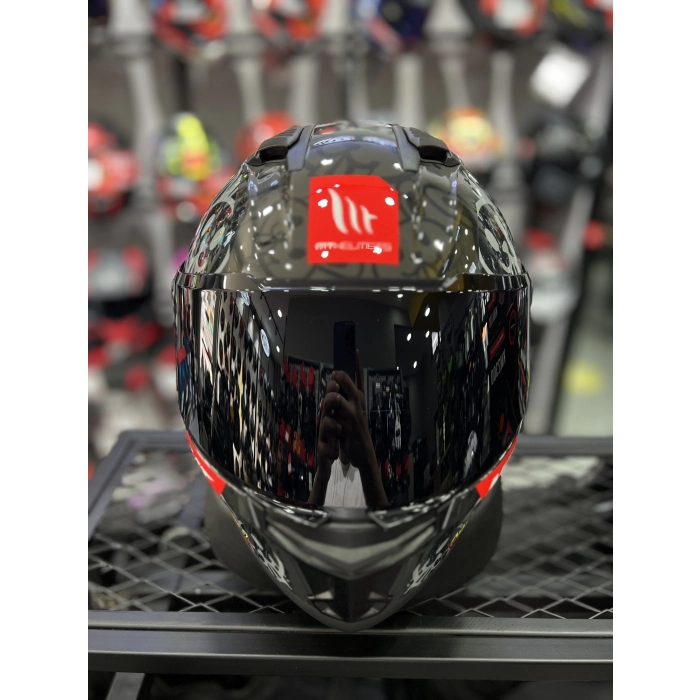 Helmets Stinger Ram F1 Siyah Vizörlü (+1 Şeffaf Vizör)