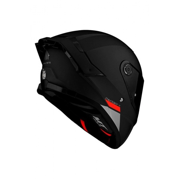 Thunder 4 Solid A1 Matt Full Face Motosiklet Kaskı