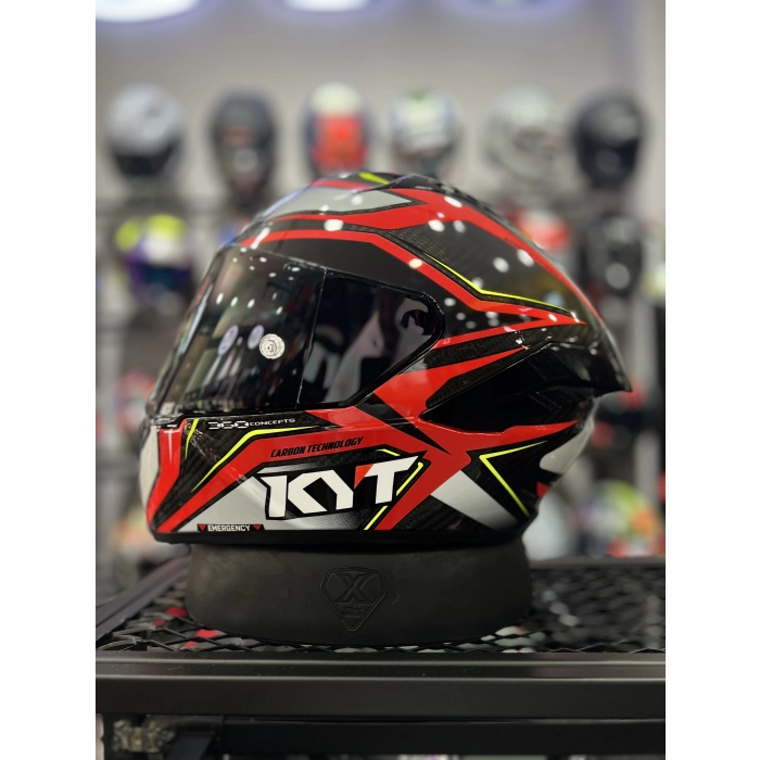 NZ-RACE CARBON KIRMIZI (+1 SİYAH VİZÖR)