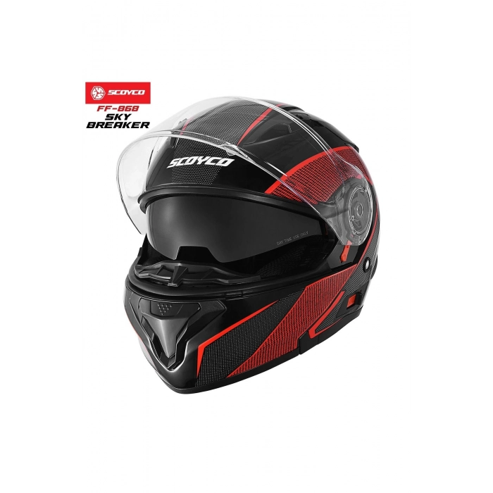 FF-868 Sky Breaker Çene Açılır Motosiklet Kaskı