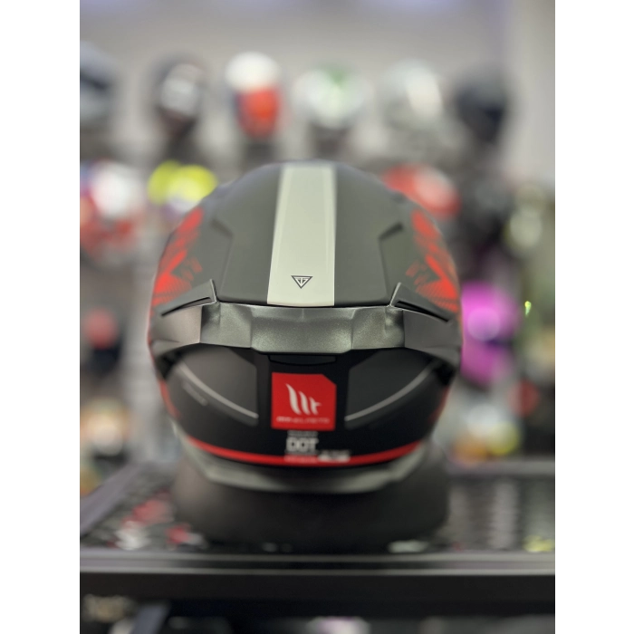 Braker Charm Mat Kırmızı Şeffaf (+1 Gold Vizör)