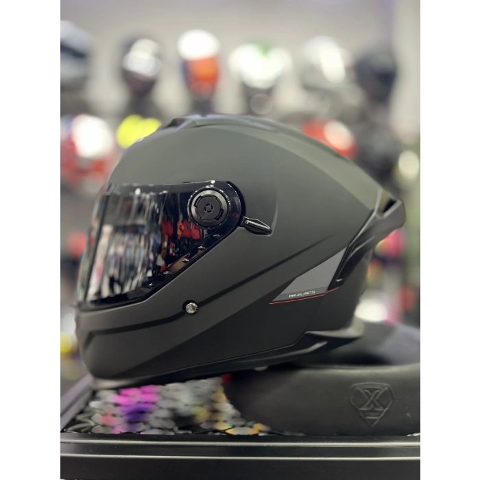 Helmets Braker Mat Siyah (Şeffaf Vİzörlü)