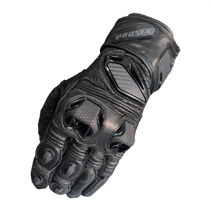 GL66 SİYAH DERİ YARIŞ ELDİVENİ