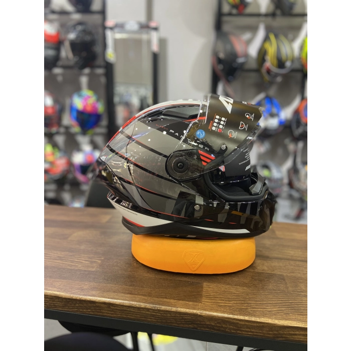 Panther flıgth gloss kapalı kask