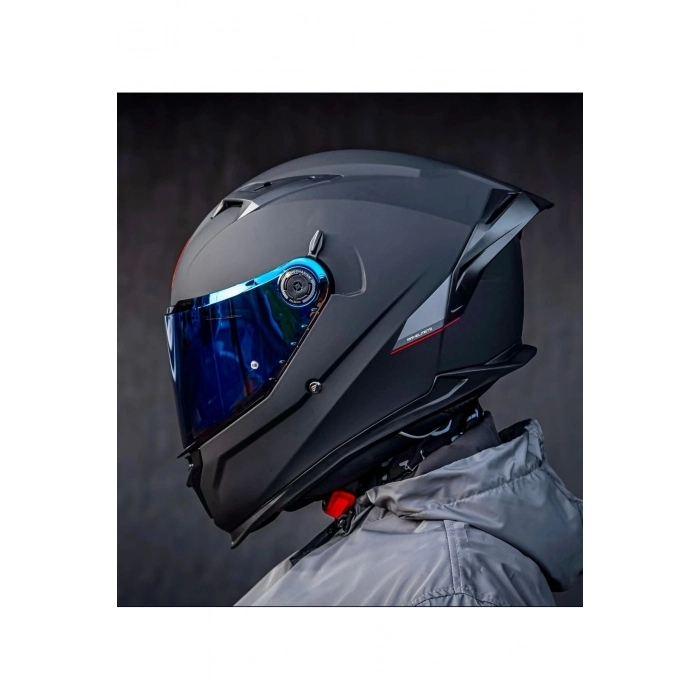 Helmets Braker Sv solid kask (şeffaf vizörlü biçimde) gönderilecektir