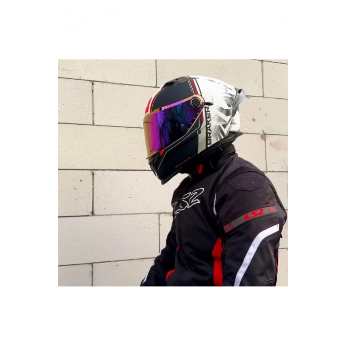 Helmets Braker Sv charm kask (+1 şeffaf vizörlü)