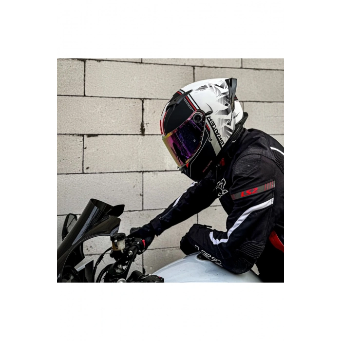 Helmets Braker Sv charm kask (+1 şeffaf vizörlü)