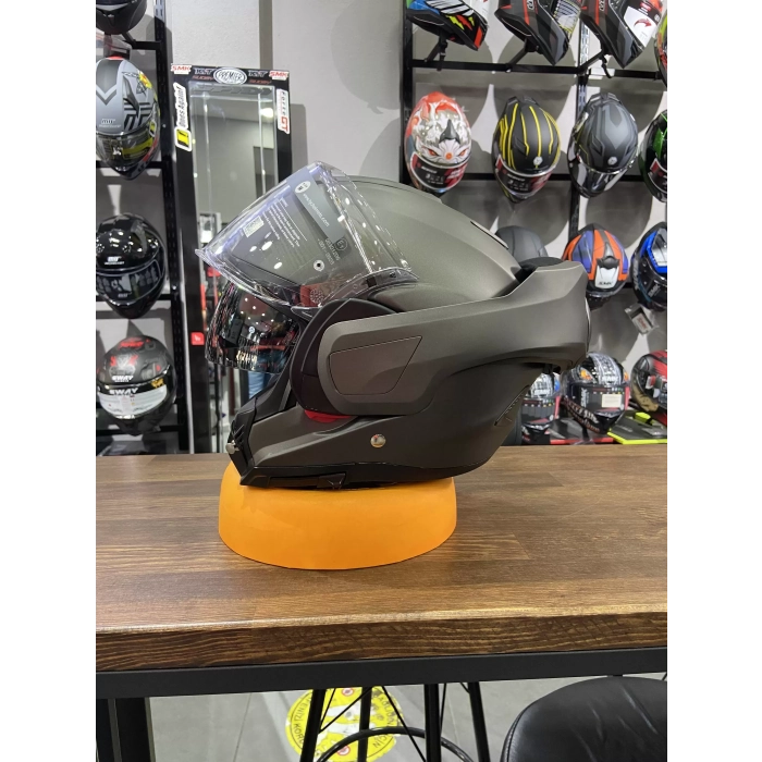 HJC F100 KASK SEMI FLAT TITANIUM modüler kask