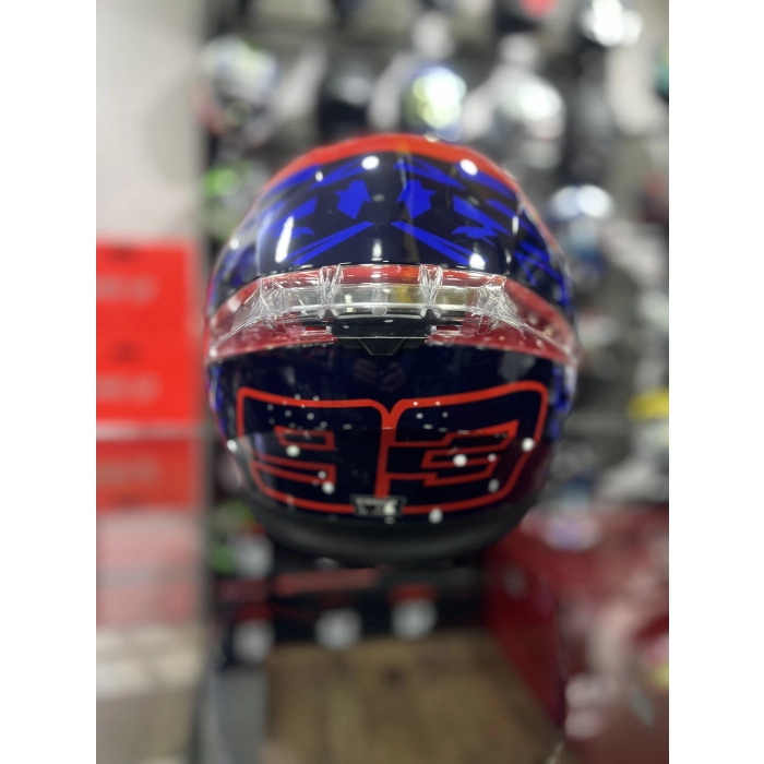 965 Mrc93 Kırmızı Mavi Çene açılır Kask