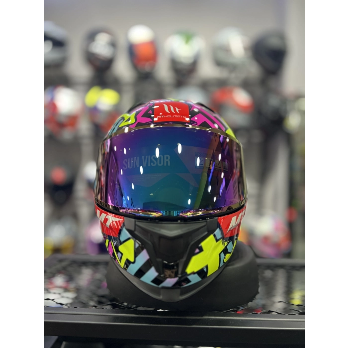 Braker Crazy Teddy Şeffaf (+1 İridyum Vizör)