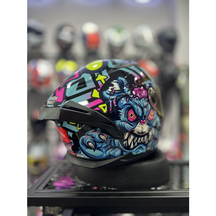 Braker Crazy Teddy Şeffaf (+1 İridyum Vizör)