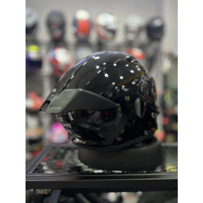 FENIX GLOSS BLACK SİYAH VİZÖRLÜ (+1 ŞEFFAF VİZÖR)