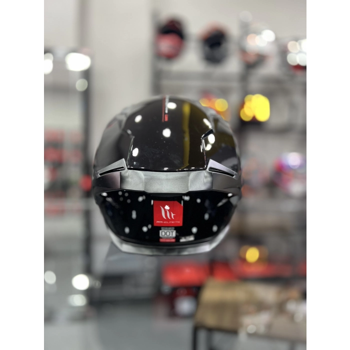 Helmets Kask Braker Sv Solid A1 Parlak Siyah Şeffaf Vizörlü