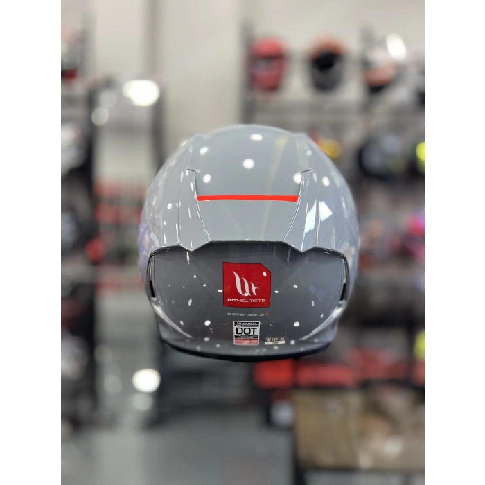 Helmets Revenge 2s Nardo Gri Parlak Şeffaf Vİzörlü