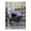 Helmets Kapalı Full Face Kask Mavi Siyah Vizörlü