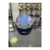 Helmets Kapalı Full Face Kask Mavi Siyah Vizörlü