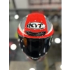 TT-COURSE KASK GEAR SİYAH KIRMIZI ŞEFFAF VİZÖRLÜ