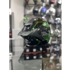 871 Ghost Yeşil Siyah Vizörlü Kapalı Kask