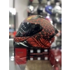 801 Draglax Kırmızı Kapalı Kask Siyah Vizörlü